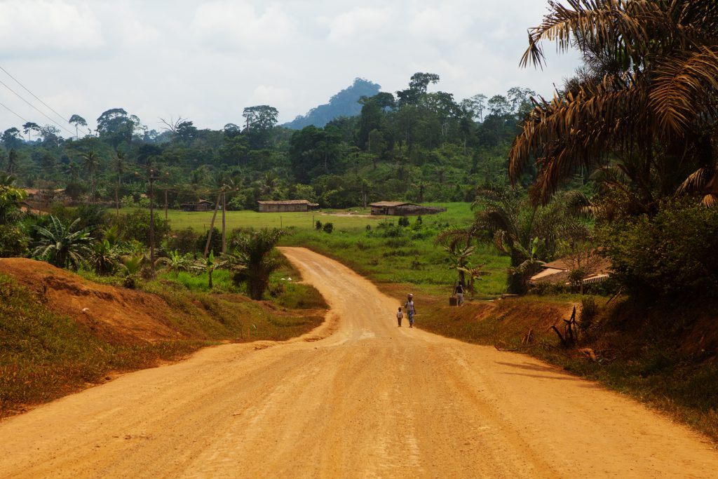 Kumba-Mbonge road at Mabonji